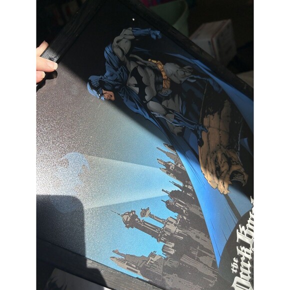 Batman Dark Knight Marvel DC Comics Tin Metal Sign Wall Retro Garage - Picture 4 of 4